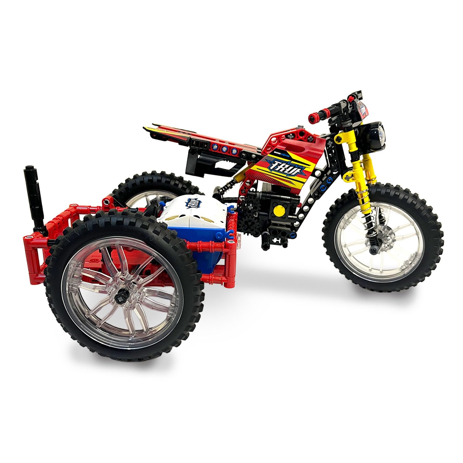 SKOODLE Bildago-Motocraft Fury X1 Bike, 483 Pcs-Building Block